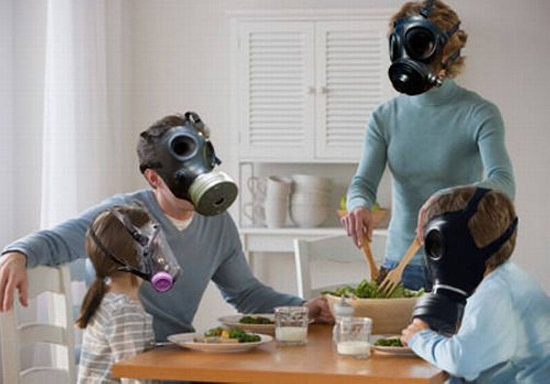 Что загрязняет воздух жилой среды?
