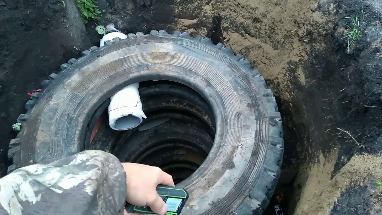 Выгребная яма из покрышек своими руками: как сделать сливную яму из покрышек, яма для туалета